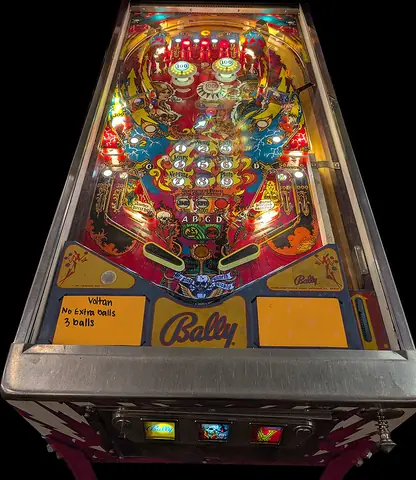 Voltan Escapes Cosmic Doom playfield