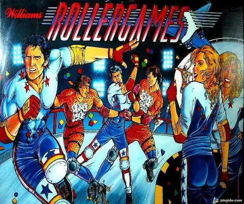 Rollergames backglass
