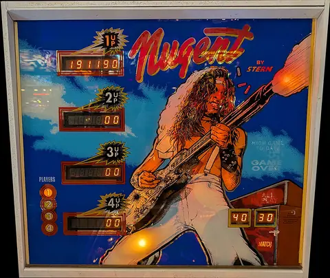 Nugent backglass