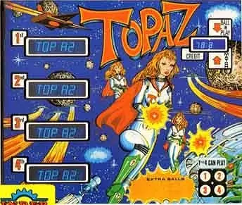 Topaz backglass