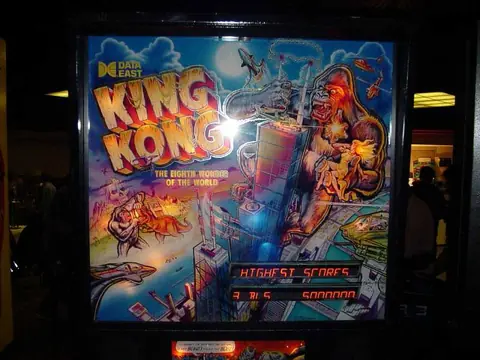 King Kong backglass