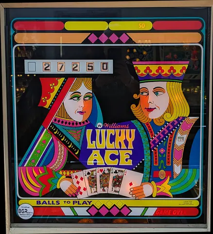 Lucky Ace backglass