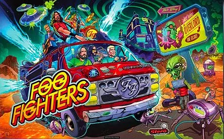 Foo Fighters (Pro) backglass