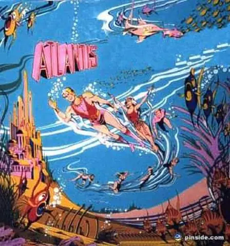 Atlantis backglass