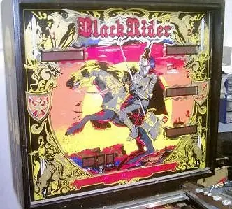 Black Rider backglass