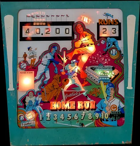 Playball / Home Run backglass