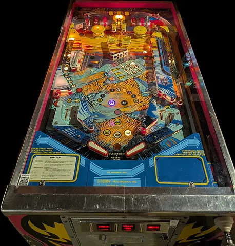 Freefall playfield