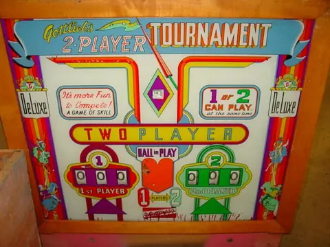 Tournament backglass