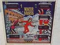 Winter Sports backglass