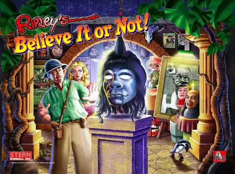 Ripley's Believe It or Not! backglass