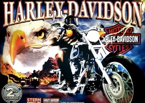 Harley-Davidson (2nd Edition) backglass