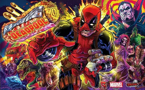 Deadpool backglass