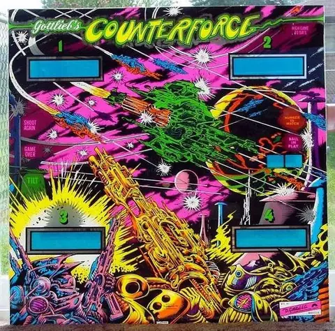 Counterforce backglass