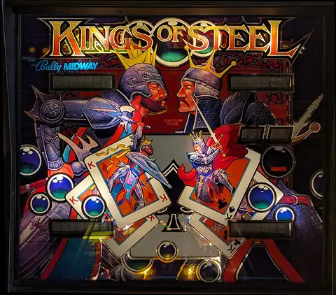 Kings of Steel backglass