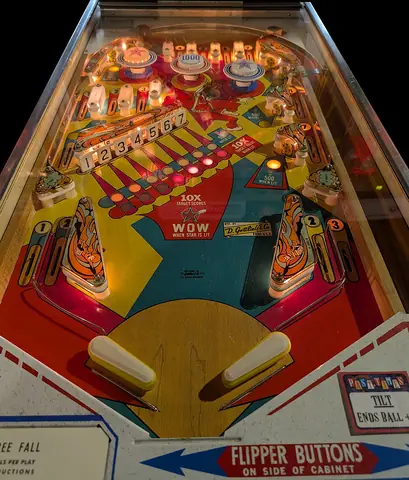 Sky Jump / Free Fall playfield