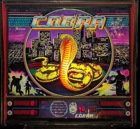 Cobra backglass