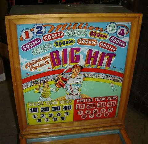 Big Hit backglass