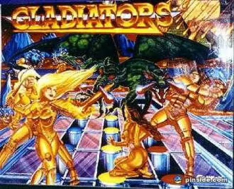 Gladiators backglass