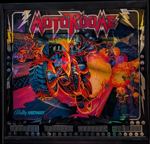 Motordome backglass