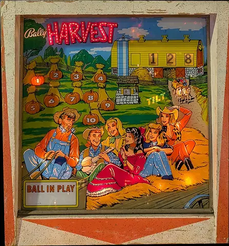 Harvest / Hay-Ride backglass