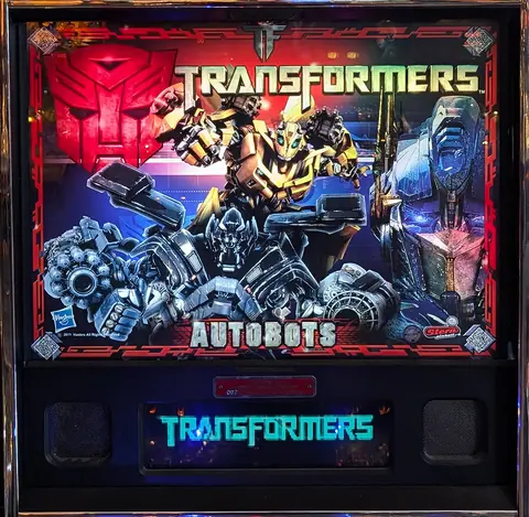 Transformers Autobot Crimson (LE) backglass