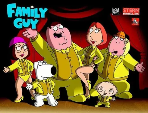 Family Guy / Shrek backglass