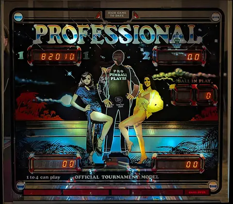 Challenger III backglass