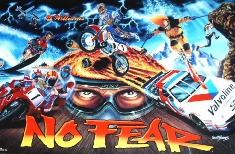 No Fear: Dangerous Sports backglass