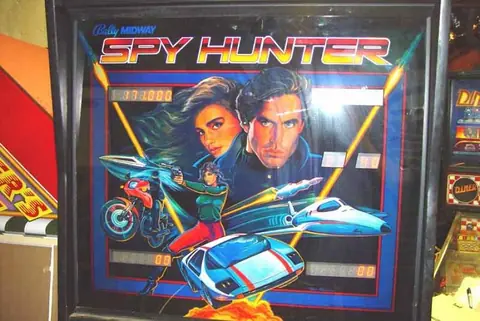 Spy Hunter backglass