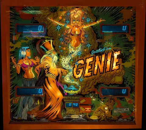 Genie backglass