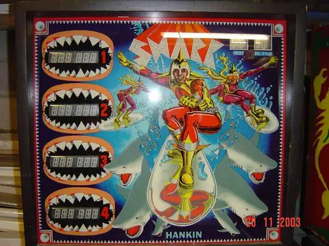 Shark backglass