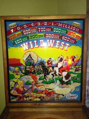 Wild West backglass