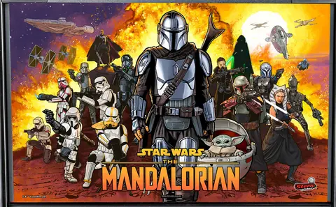 The Mandalorian (Premium) backglass