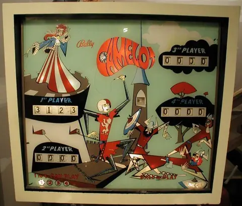 Camelot / Galahad backglass
