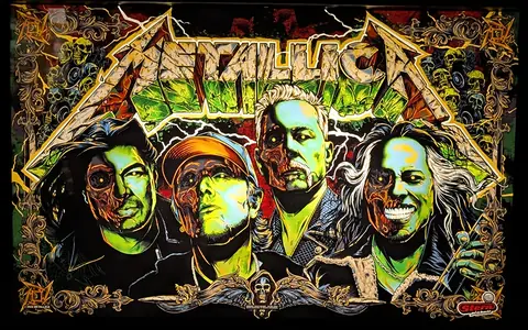 Metallica Remastered (Premium) backglass