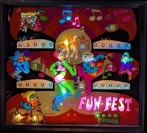 Fun-Fest backglass