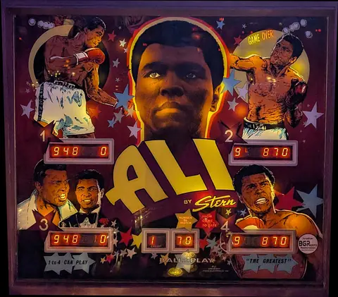 Ali backglass