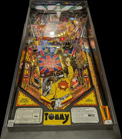 The Who's Tommy Pinball Wizard playfield