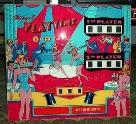 Playtime backglass