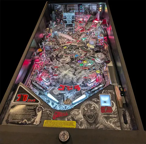 Godzilla playfield