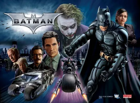 Batman backglass