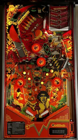 Volcano playfield