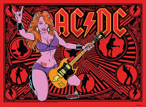 AC/DC (LUCI Vault Edition) backglass