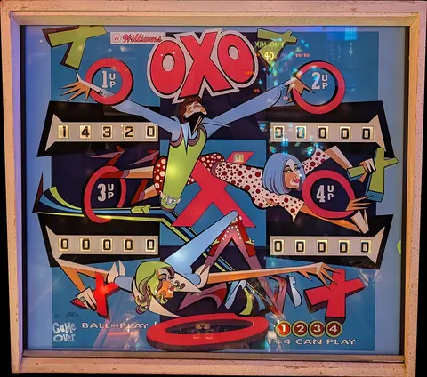 OXO backglass