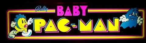 Baby Pac-Man backglass