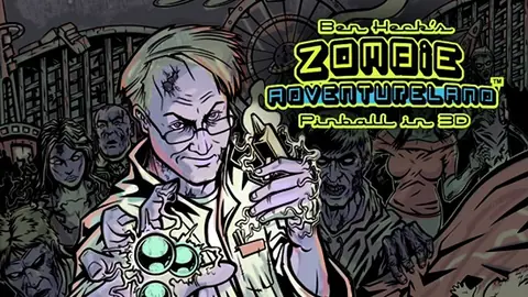 Retro Atomic Zombie Adventureland backglass