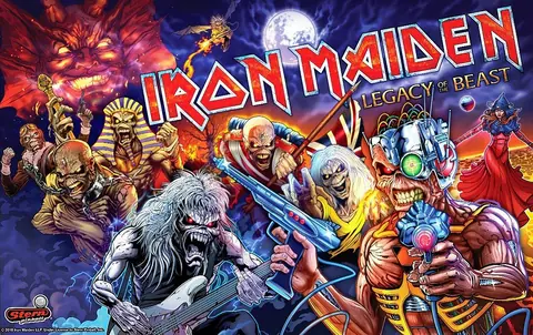 Iron Maiden: Legacy of the Beast backglass