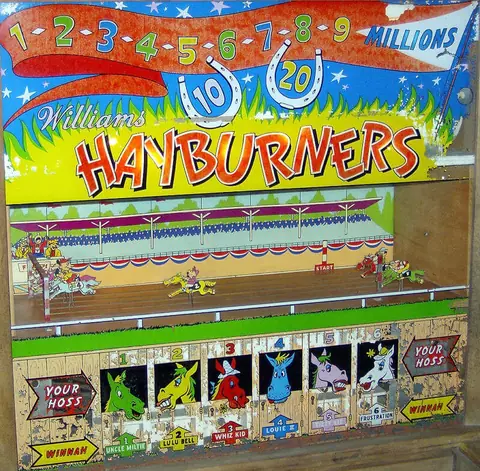 Hayburners / Jalopy backglass