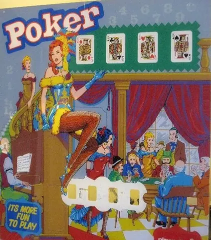 Poker backglass