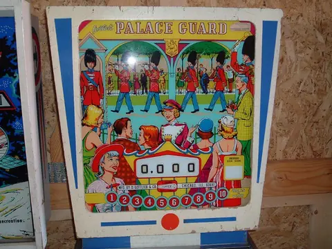 Royal Guard / Palace Guard backglass